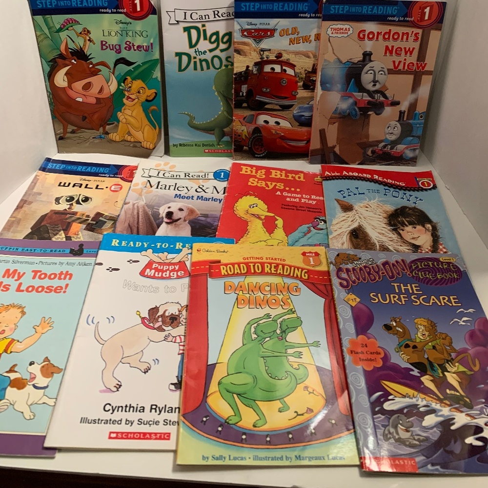 12 Step 1 ready to read beginning reading kid book